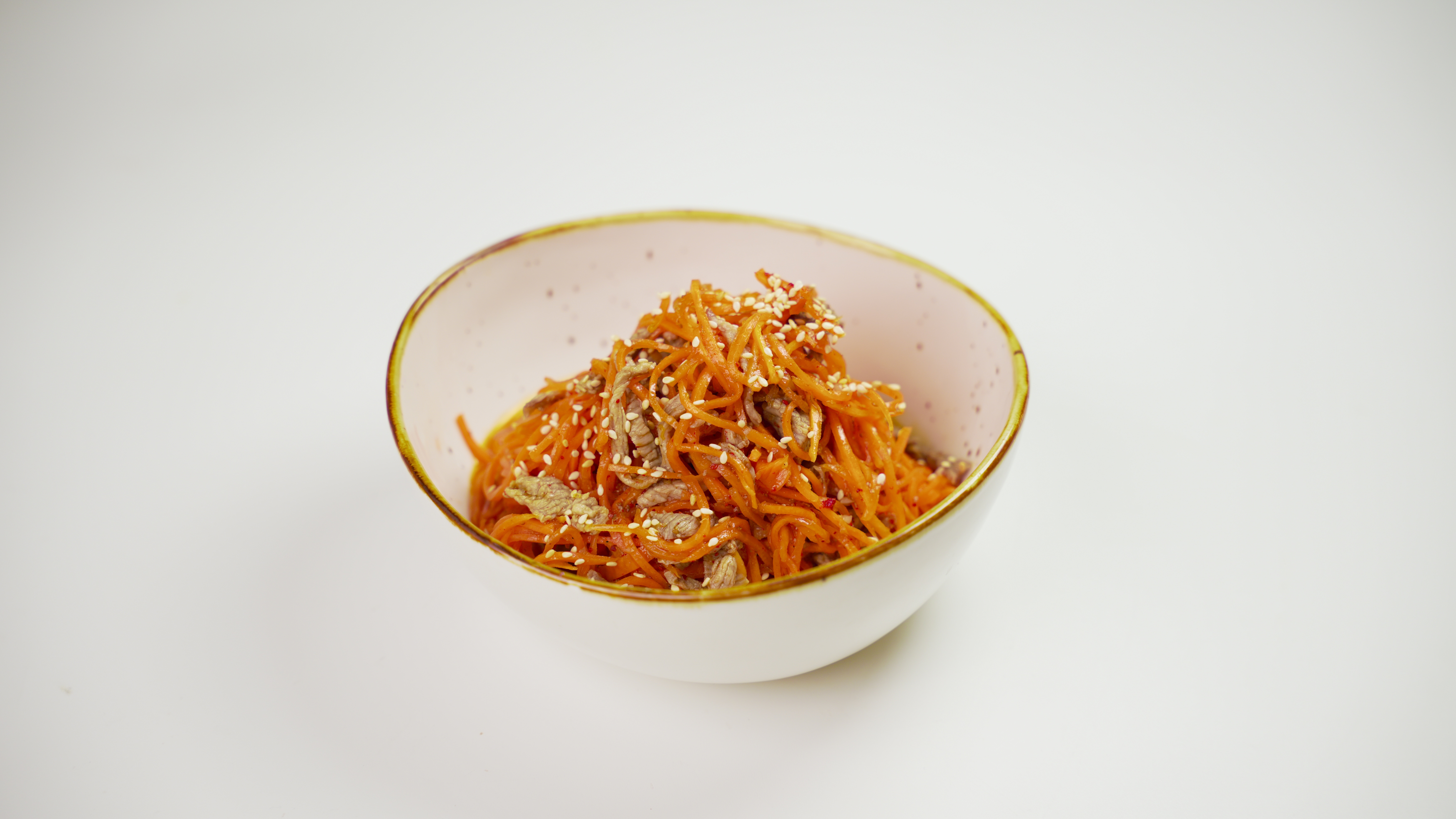 Морковь ча с мясом